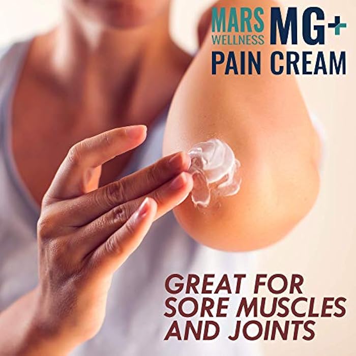 MARS WELLNESS MG+ Pain Cream Squeeze Tube - Magnesium and Arnica Cream - 4 OZ | Sore Legs and Joints, Leg Cramps, Sports and Arthritis Pain Rub - 1 Pack - Image 5