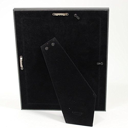 Lawrence Frames Black with Burnished Silver Composite Picture Frame  8 by 10-Inch - Image 3