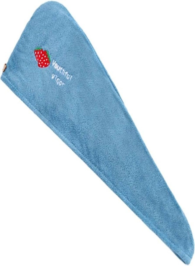 Reexplore Super Absorber Microfibre Hair Drying Towel for Women Hair Wrap Turban for Wet Hairs Lightweight & Soft Head Towel (Turquoise) - Image 2