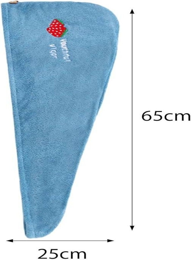 Reexplore Super Absorber Microfibre Hair Drying Towel for Women Hair Wrap Turban for Wet Hairs Lightweight & Soft Head Towel (Turquoise) - Image 3