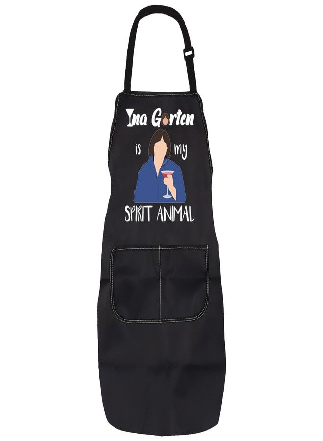 PXTIDY Ina Apron Cooking Show Fans Gift Store Bought Is Fine Housewarming Cooking Kitchen Apron (InaGartenspirit animal) - Image 1
