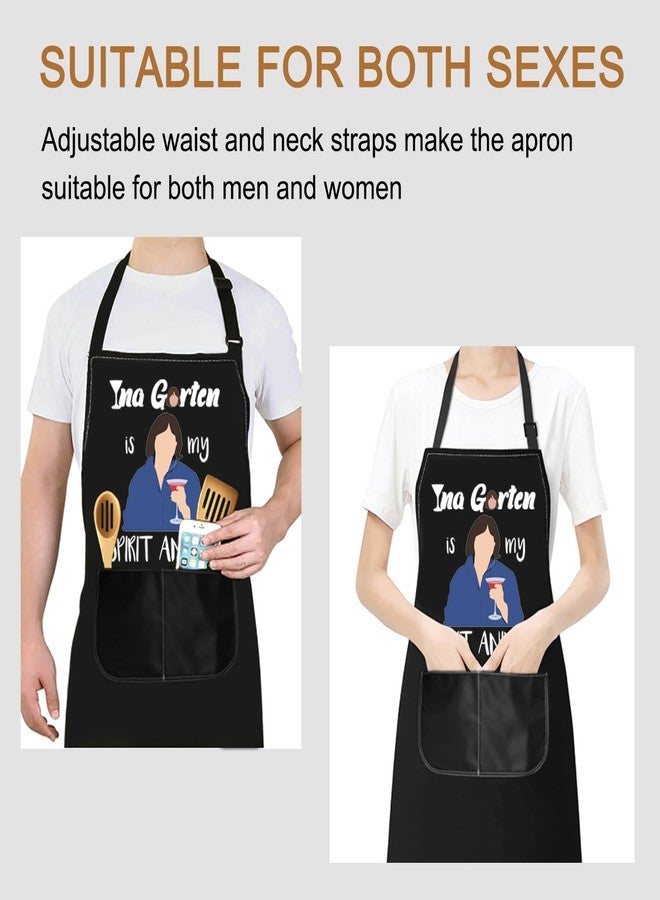 PXTIDY Ina Apron Cooking Show Fans Gift Store Bought Is Fine Housewarming Cooking Kitchen Apron (InaGartenspirit animal) - Image 4