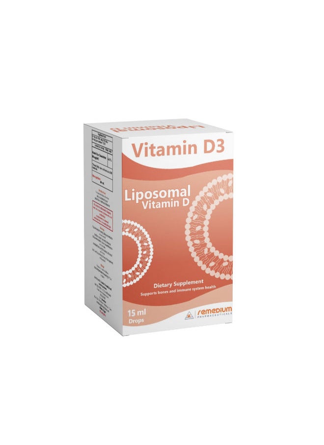 Remedium Pharmaceuticals - 15 Ml Liposomal Vitamin D3 Drops - Image 1