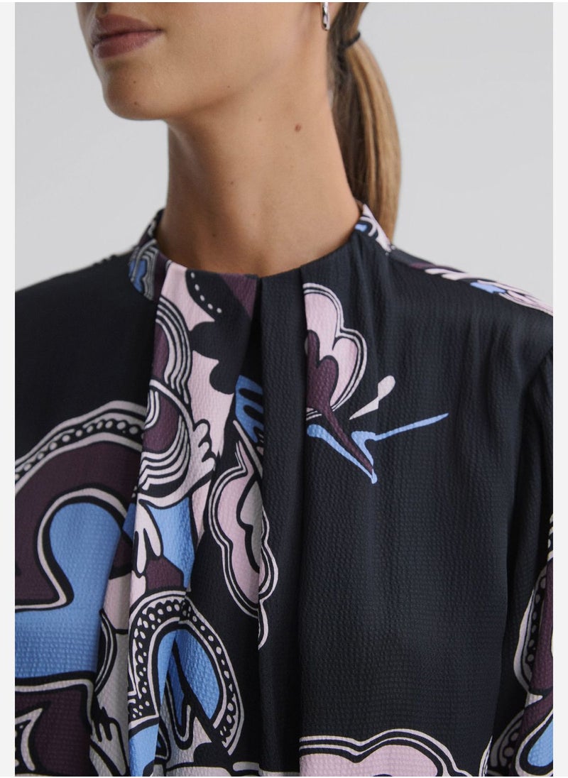 REISS Floral Printed Top  - Image 3