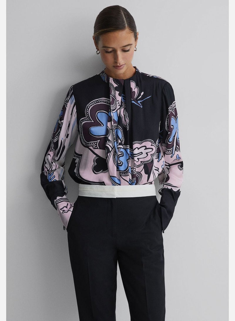 REISS Floral Printed Top - Image 1