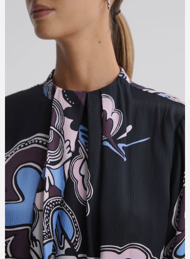 REISS Floral Printed Top - Image 3