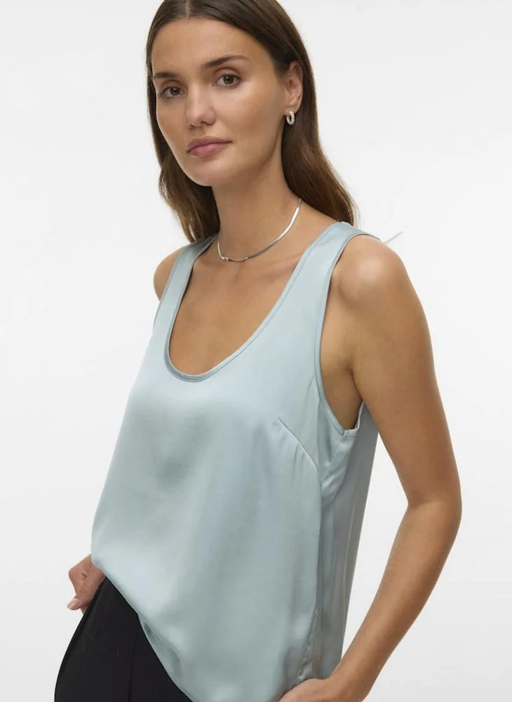 VERO MODA AWVINJA SL O-NECK TOP