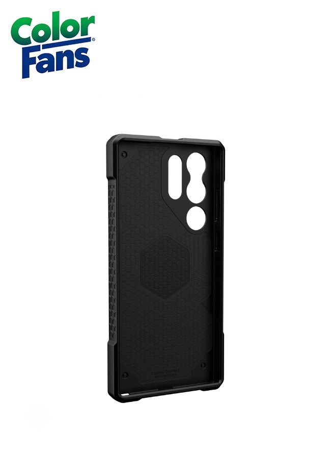 Color Fans Samsung Galaxy S23 Ultra Case Monarch Pro Premium Rugged Heavy Duty Shockproof Protective Cover Compatible with Magnetic Charging - Olive  - Image 4