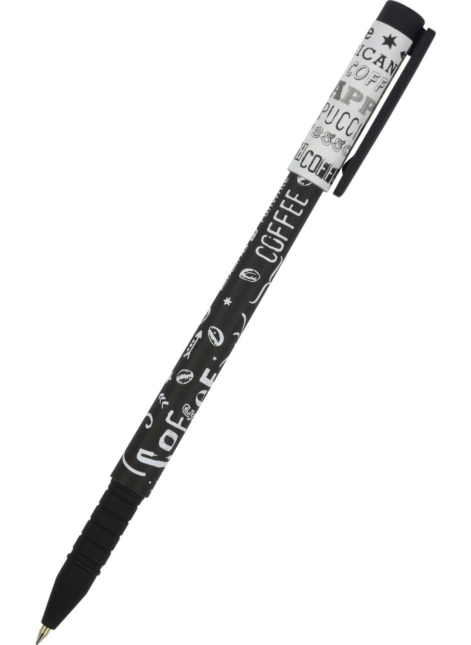 Bruno Visconti 'Funwrite' Ballpoint Pen 0.5mm Blue Coffee Time Espresso  - Image 1