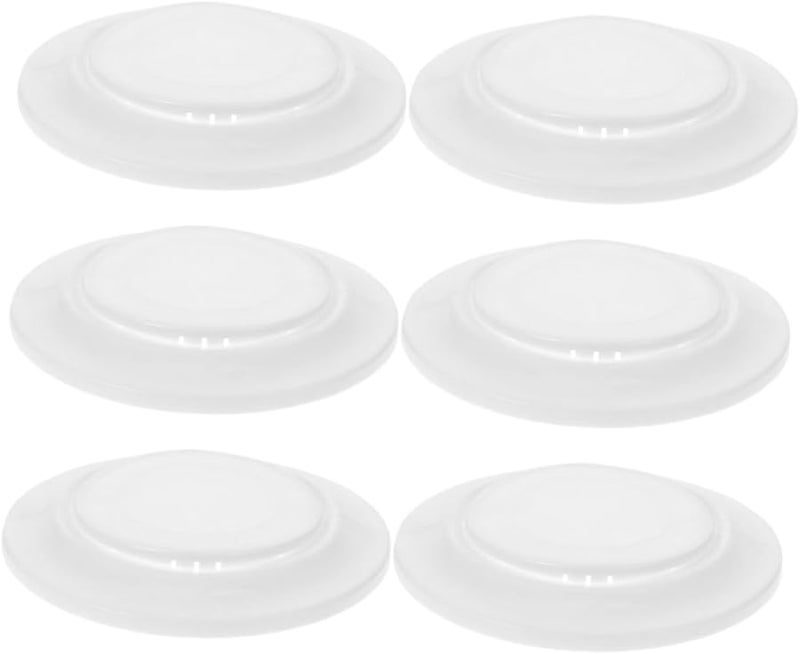 Housoutil 6 قطع غطاء ثقب مكيف الهواء الأبيض أنيق زخرفي متين سهل التركيب - Image 1