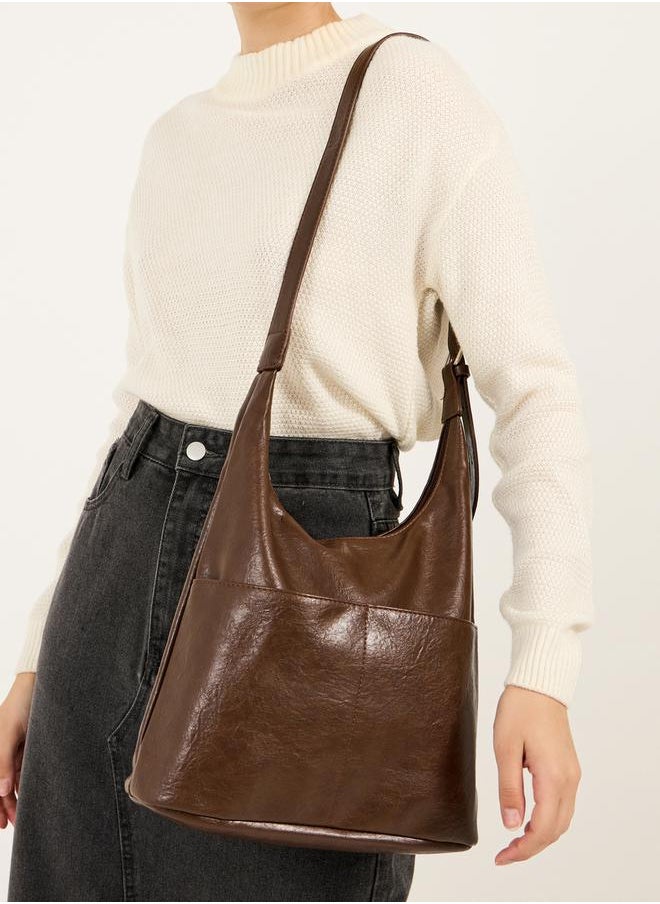 Styli Solid Tote Bag with Inner Pouch  - Image 2