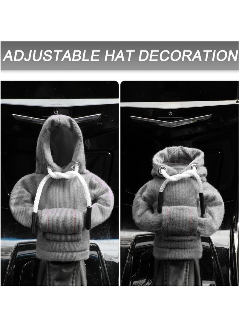 ATRI Gear hoodie, A stylish gear stick cover for the transmission ,grey,adding more luxury to your car - Image 2