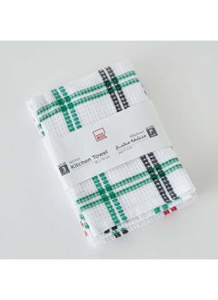 Home Box Matrix Waffle 3-Piece Kitchen Towel Set - 45x70 cm  - Image 5