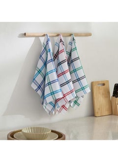 Home Box Matrix Waffle 3-Piece Kitchen Towel Set - 45x70 cm  - Image 1