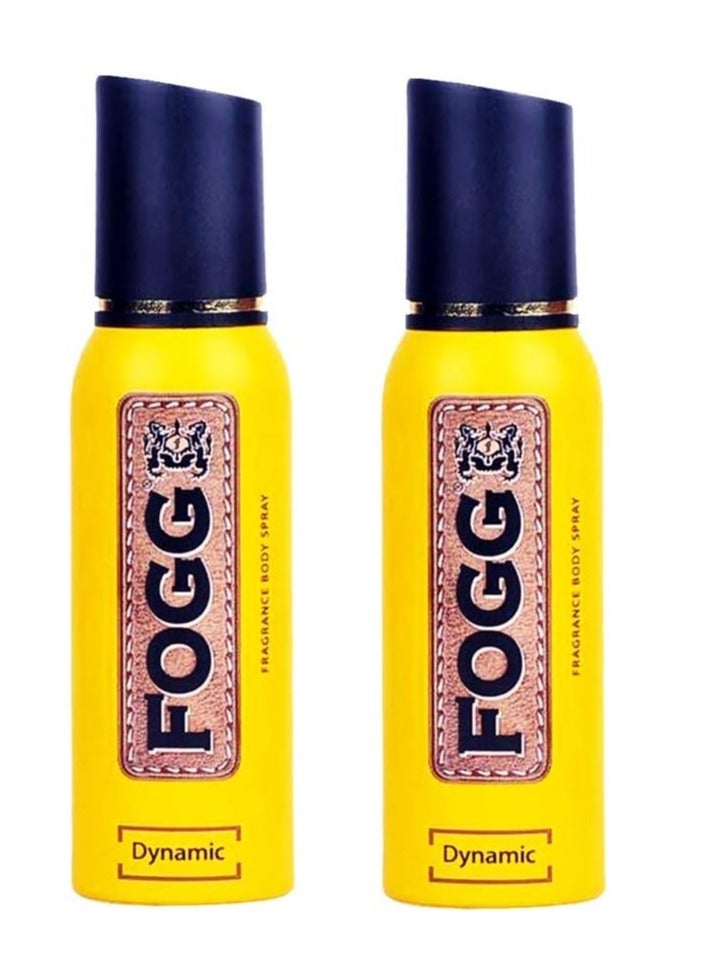 فوج قطعتين من بخاخ مزيل العرق ومعطر للجسم ديناميك - Image 1