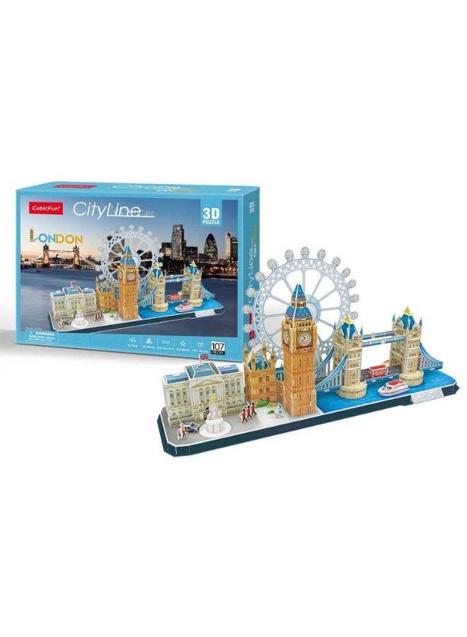 كيوبيك فن 3D لغز مدينة خط لندن