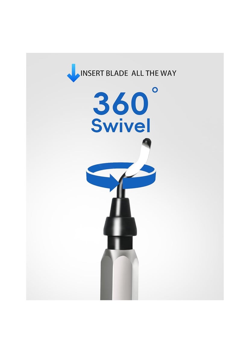 general 11-Blade Deburring Tool for 3D Printing, Premium High-Speed Steel Blades for Smooth Edge Finishing - Ideal for, Metal & Resin & Professional Conduit Reaming, 3D Printer Accessories - Image 2