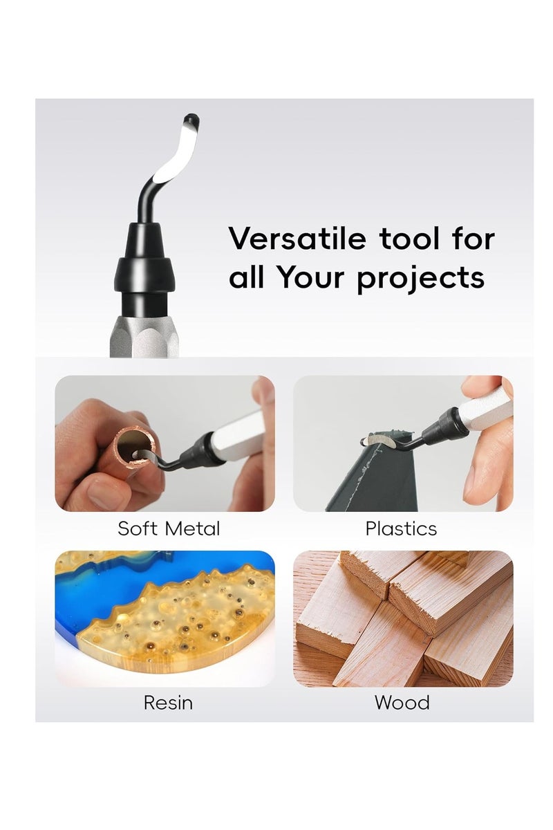 general 11-Blade Deburring Tool for 3D Printing, Premium High-Speed Steel Blades for Smooth Edge Finishing - Ideal for, Metal & Resin & Professional Conduit Reaming, 3D Printer Accessories - Image 5