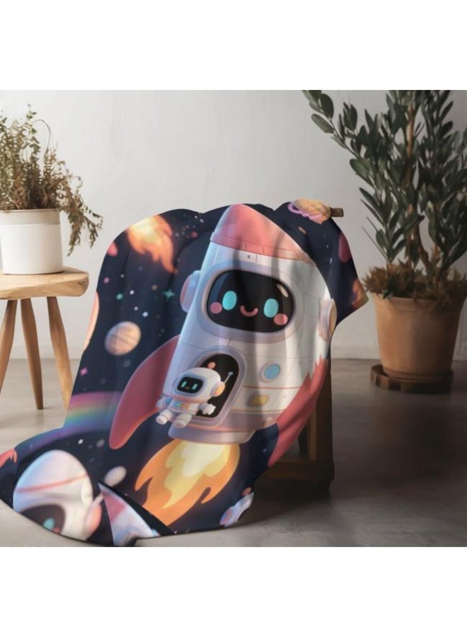 general Wisdom Fairy (latest) flannel thin blanket (warm and comfortable, suitable for sleep, game use, dust and sandproof) 150cm*200cm - 42 - Image 3