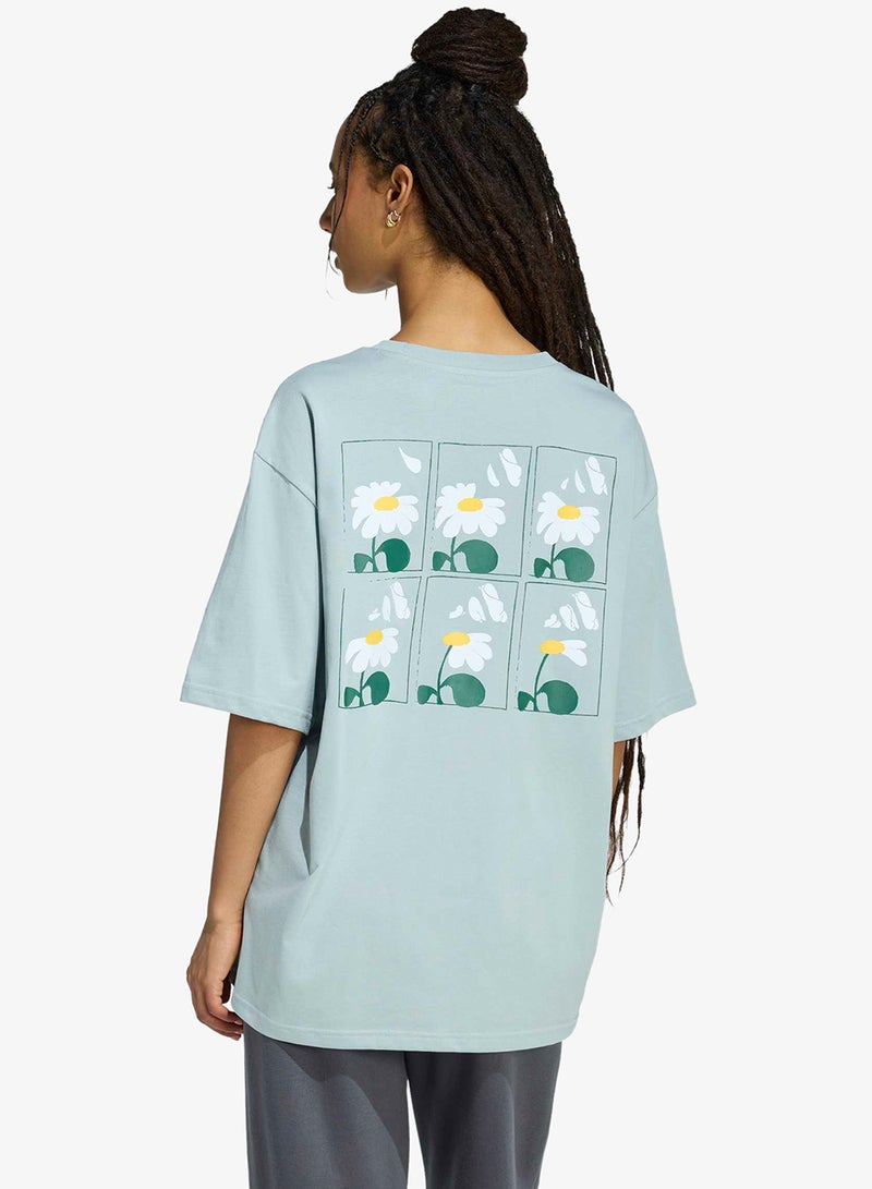 Adidas Soft Side Oversized Graphic T-Shirt - Image 2