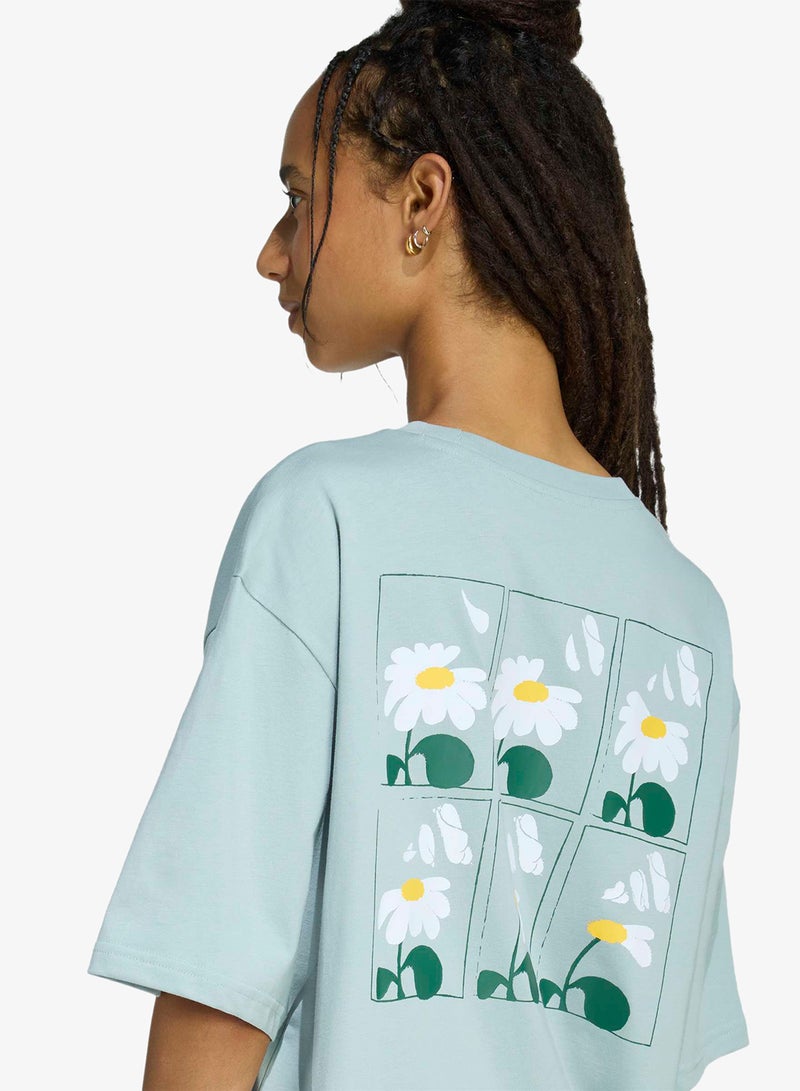 Adidas Soft Side Oversized Graphic T-Shirt - Image 3