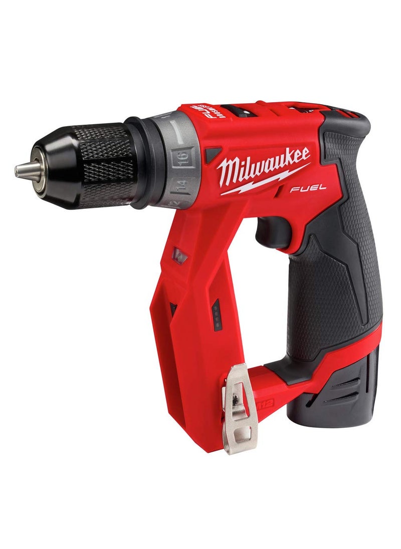 Milwaukee Milwaukee 2505-22 M12 Fuel Installation Drill/Driver Kit, Compact, Forward/Reverse Switch, Keyless Chuck, LED Light, Variable Speed  - Image 4