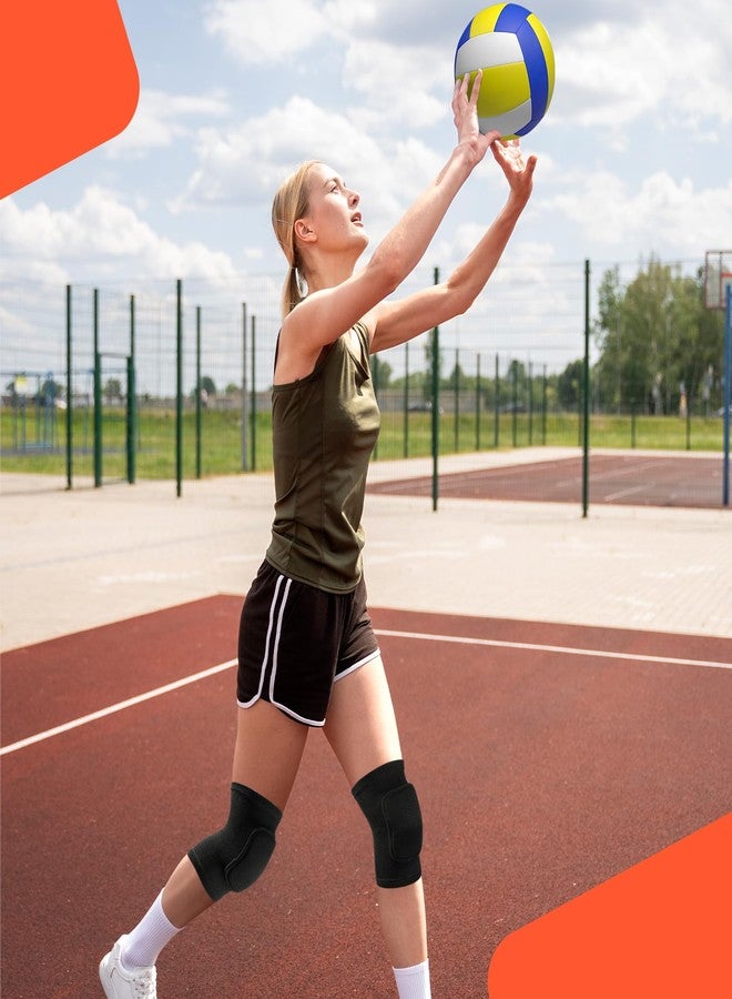 RYBTB Volleyball Knee Pads knee brace for Women Kids Girls，Soft and Breathable Knee Pads for Volleyball, Dancing, Football, Yoga, Basketball, and Skating - Protective Knee Pads for Adults and Kids (Black, - Image 4
