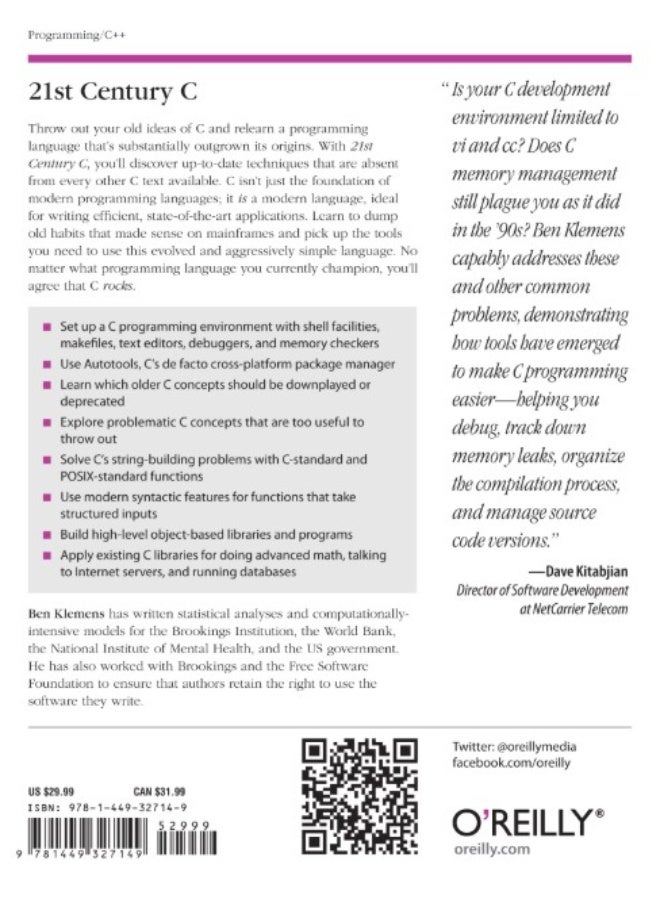 21st Century C: C Tips from the New School by Ben Klemens - Image 2