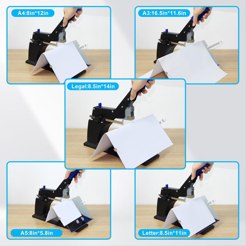 Rayson SH-03 Saddle Stapler/Heavy Duty Manual Stitch Stapler Can Saddle Stapling or Flat Stapling - Image 5