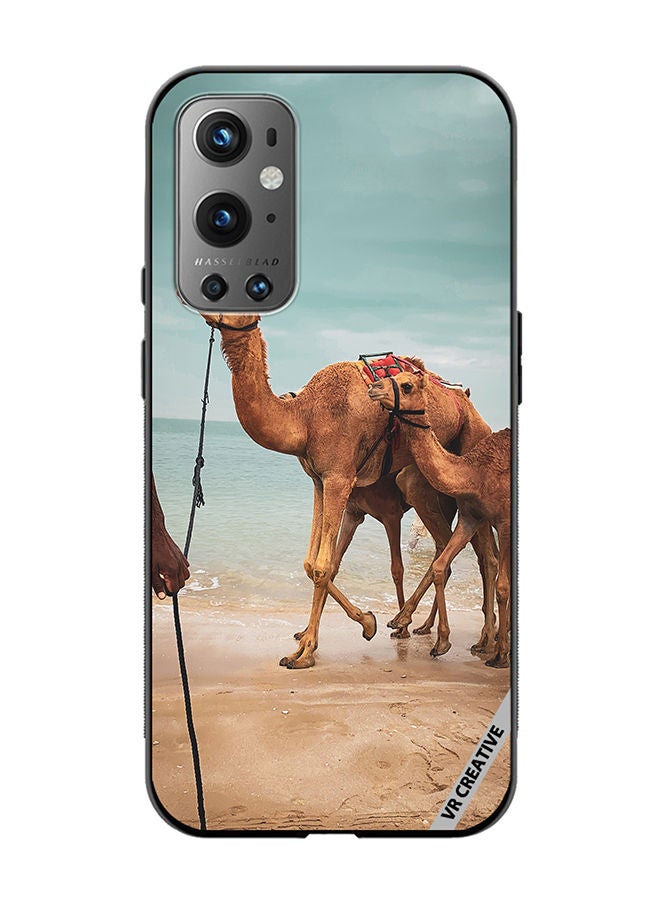 VR CREATIVE Protective Case Cover For OnePlus 9 Pro Merry Camel Design Multicolour - Image 1