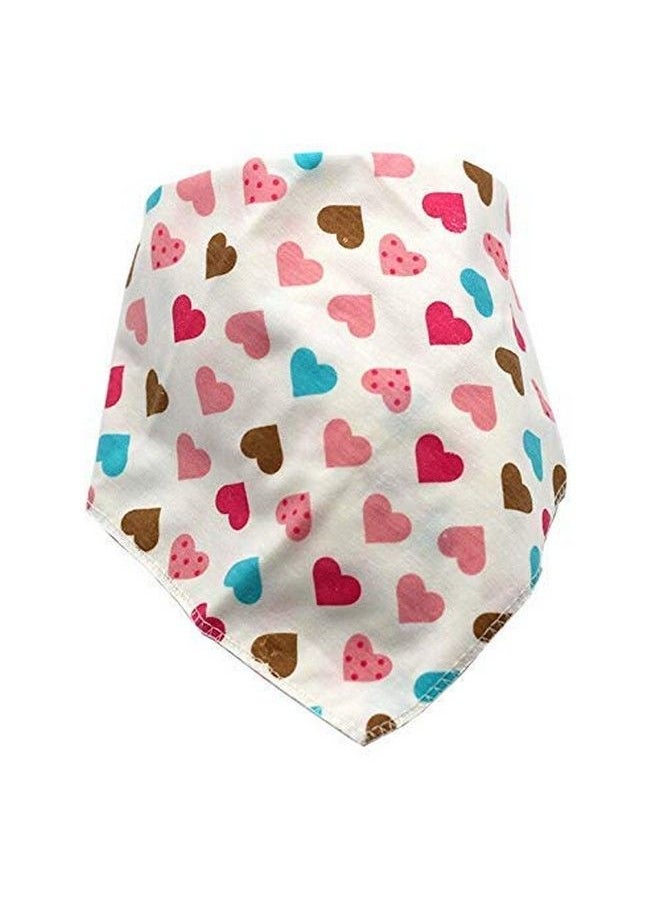 BabyGo Cotton Soft Adjustable Feeding Baby Bandana Bib Apronset Of 5 (Random Color)  - Image 3