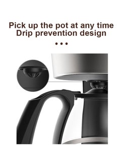 sokany 6 Cup Electric Coffee Maker for Drip Coffee and Espresso with Glass Carafe,Coffee Machine 750ml, CM102(Black)  - Image 4