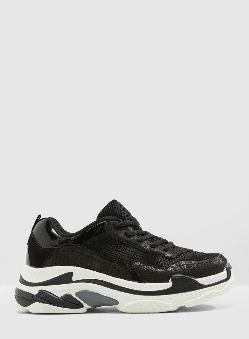 Ginger Chunky Sneaker With Contrast Sole