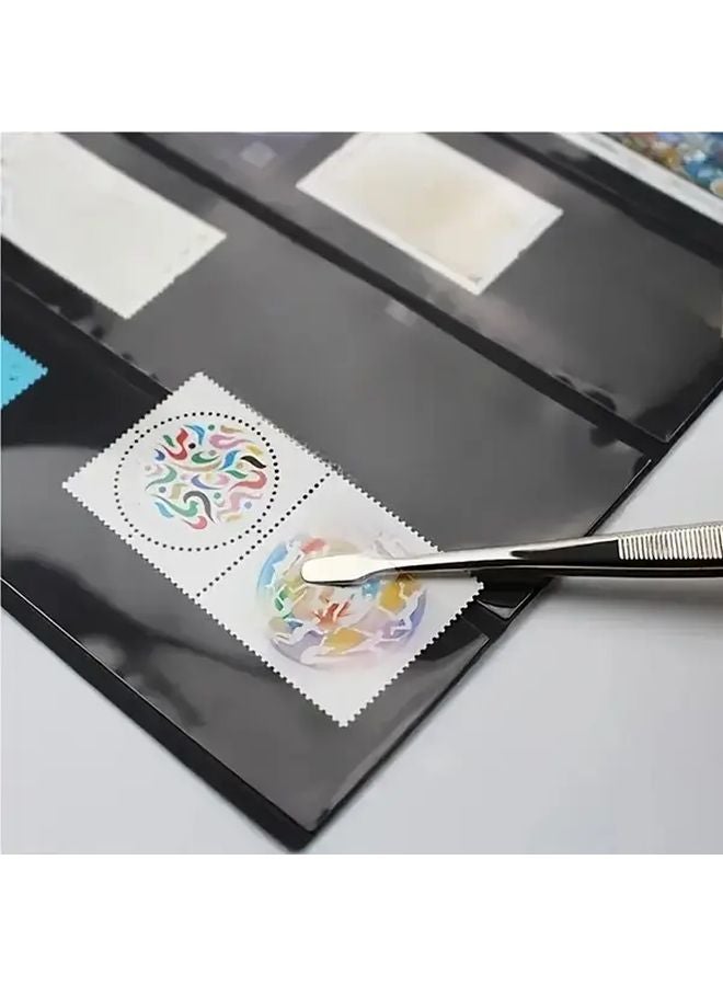 12PCS Stamp Collector Album Double Sided Display For Photos Stamps Postcards - Image 5