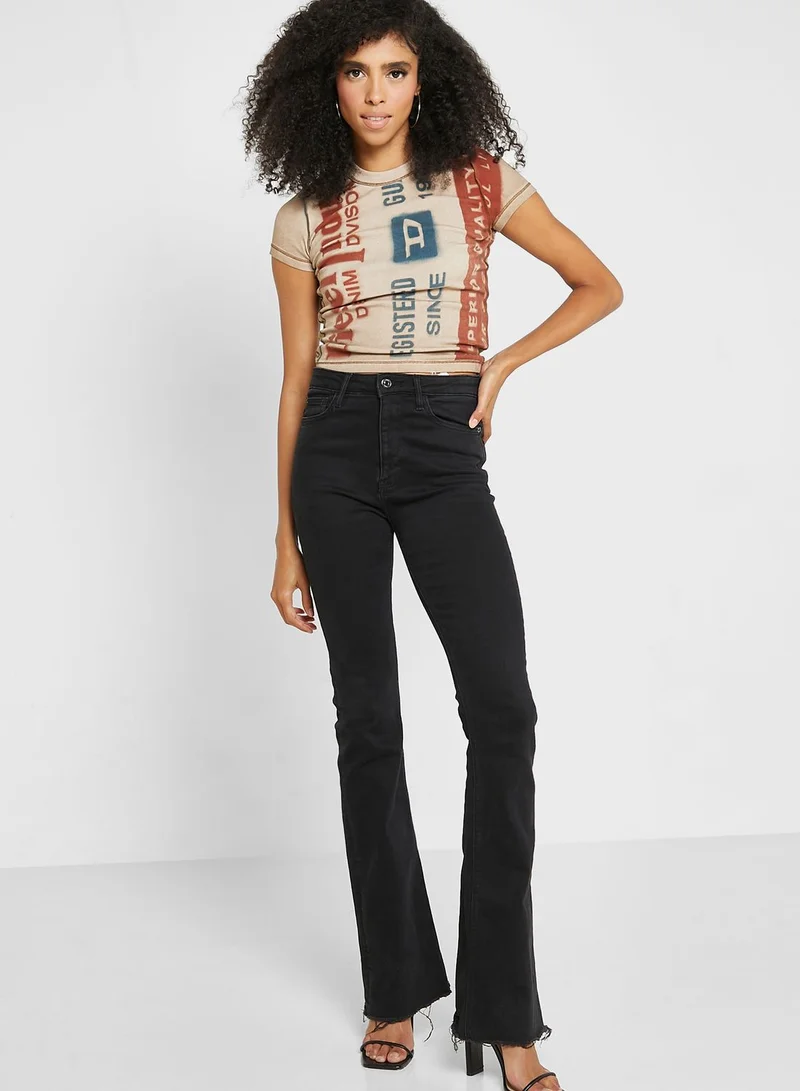 DIESEL Graphic Color Block T-Shirt