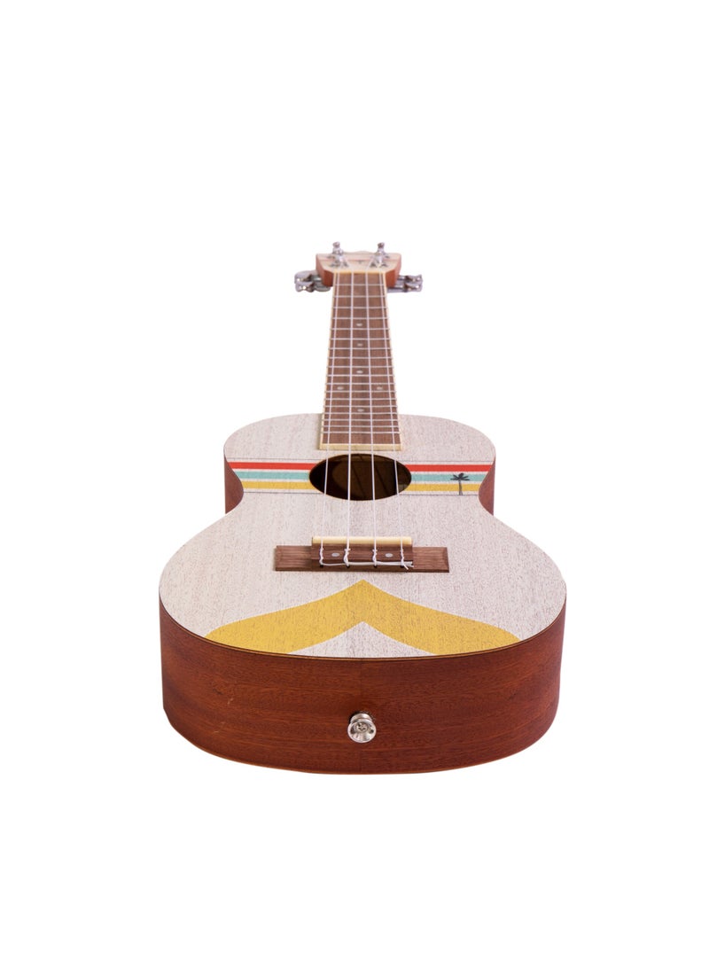 Bamboo U-23 Summer Vibes Concert Ukulele – 23-Inch Beach-Inspired Design with Premium Gig Bag  - Image 2
