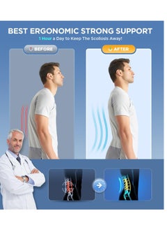 General Back Support with 3D Lumbar Pad Relieves Lower Back Pain 6X Back Support Straps with Replacement Straps for Men and Women Breathable Mesh Fabric  - Image 2