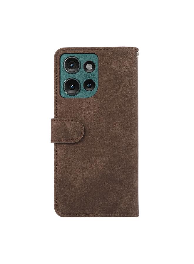 S-TOP Case For Motorola Edge 50 5G Global ABEEL Color Block Magnetic RFID Leather Phone Case - Image 3