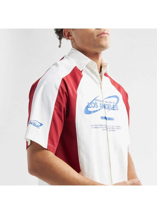 Splash FAV Typography Print Cut and Sew Shirt