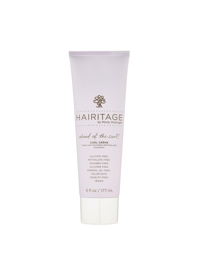 Hairitage Hairitage Hydrating Curl Cream with Jojoba Oil for Hair  Coily  Curly Hair Product  Curl Defining Cream for Frizz Control  Gives Curls Bounce  Color Safe Vegan 6 oz 