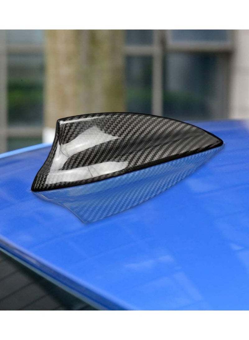 Carbon Fiber Car Shark Fin Antenna Cover Radio Signal Base Sticker for BMW F22 F87 M2 F30 F35 F80 M3 G20 F32 F36 F82 M4 G30 G38 F90 M5 G11 G12 Accessories (Black) - Image 4