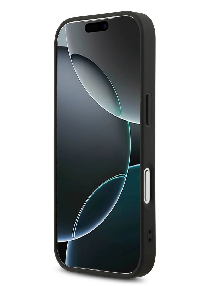 GUESS IPhone 17 Pro Max PU Glitter Case With Big 4G Metal Logo / Ultra Slim / Lightweight Design / Easy Installation - Black - Image 3