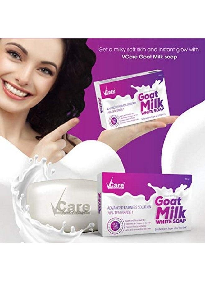 VCare Milk White Soap 125 Gm Pack Of 2  - Image 5