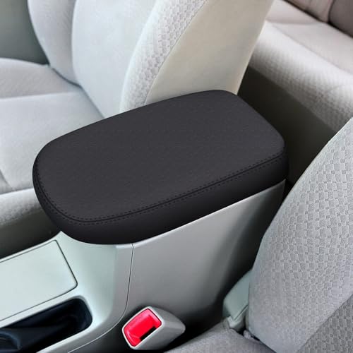 faccaibbg Center Console Cover for Toyota Corolla 2007-2013 (Black),Waterproof Leather Anti-Scratch Armrest Cover for 2007 2008 2009 2010 2011 2012 2013 Toyota Corolla Accessories - Image 1