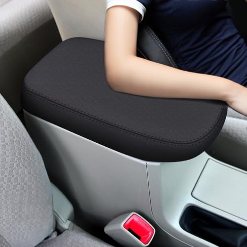 faccaibbg Center Console Cover for Toyota Corolla 2007-2013 (Black),Waterproof Leather Anti-Scratch Armrest Cover for 2007 2008 2009 2010 2011 2012 2013 Toyota Corolla Accessories - Image 3