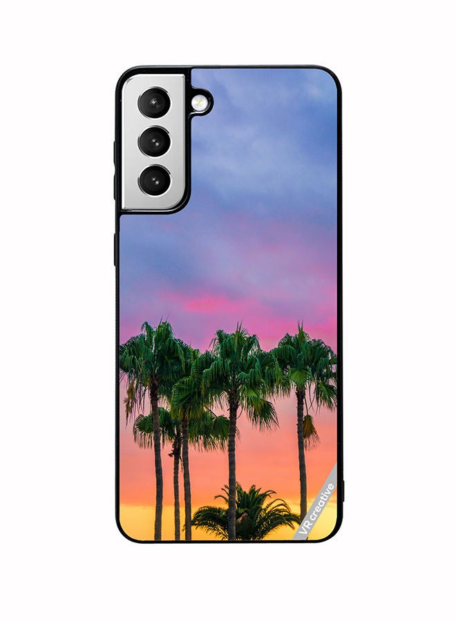 VR CREATIVE Protective Case Cover For Samsung Galaxy S22 Plus 5G Summer Eve Design Multicolour - Image 1