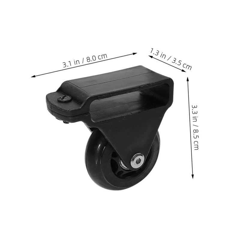 Telescoping Extension Ladder Wheels 4 Pack Easy Installation Sturdy Support - Image 3