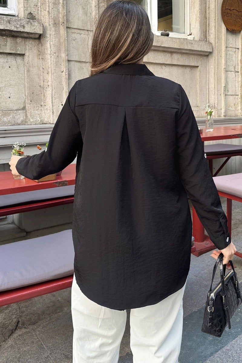 Weshaya Shirt Women Black - Image 3
