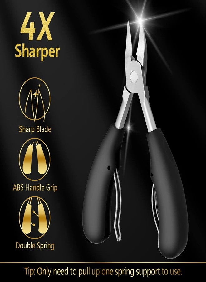 Modacraft 10 PCS Toenail Clippers Tool Kit, Modacraft Professional Podiatrist Nail Clippers Set for Thick & Ingrown Toenails Corrector Treatment, Wide Jaw Opening Nail Clippers Set for Seniors Pedicure, Unisex - Image 3