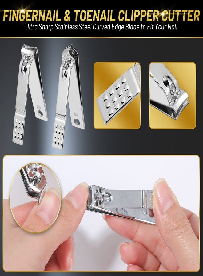 Modacraft 10 PCS Toenail Clippers Tool Kit, Modacraft Professional Podiatrist Nail Clippers Set for Thick & Ingrown Toenails Corrector Treatment, Wide Jaw Opening Nail Clippers Set for Seniors Pedicure, Unisex - Image 4